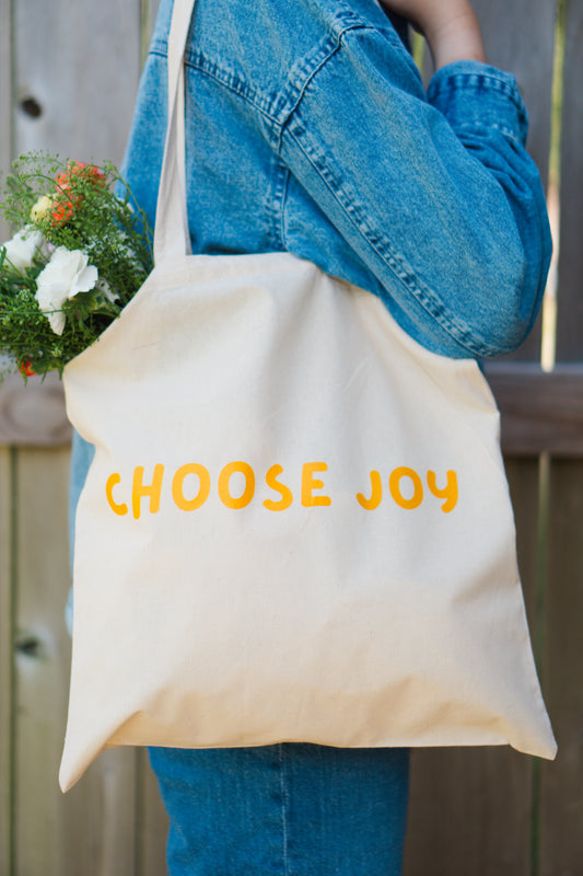 Choose Joy Tote Bag