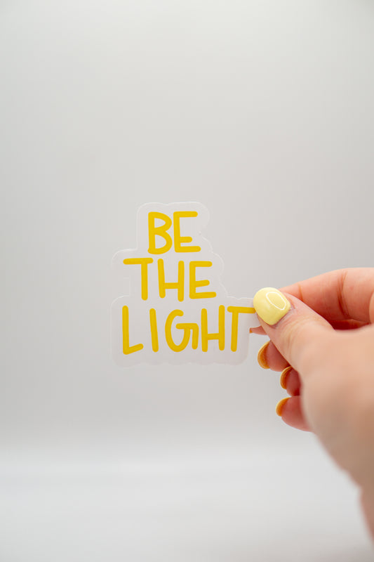 Be The Light Sticker